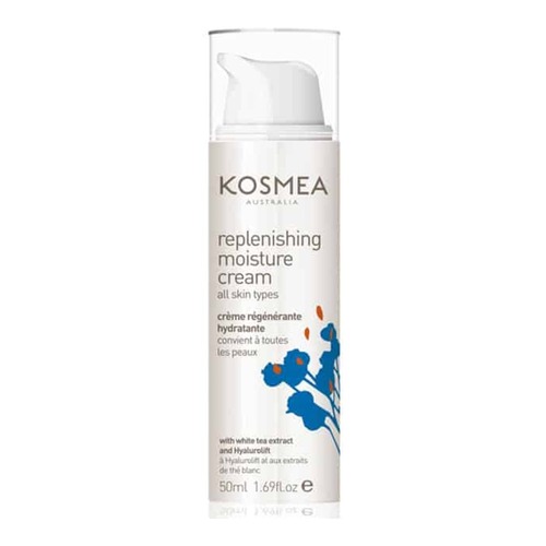 Kosmea Replenishing Moisture Cream Airless Pump on white background
