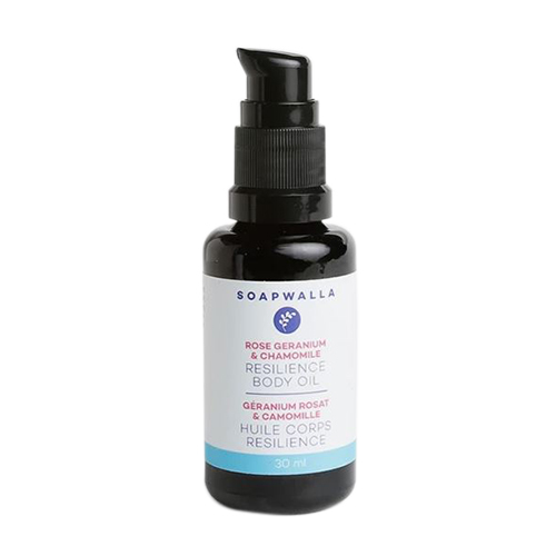 Soapwalla Resilience Body Oil on white background