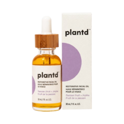 Restorative Facial Oil on white background