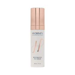 Restorative HA Serum on white background
