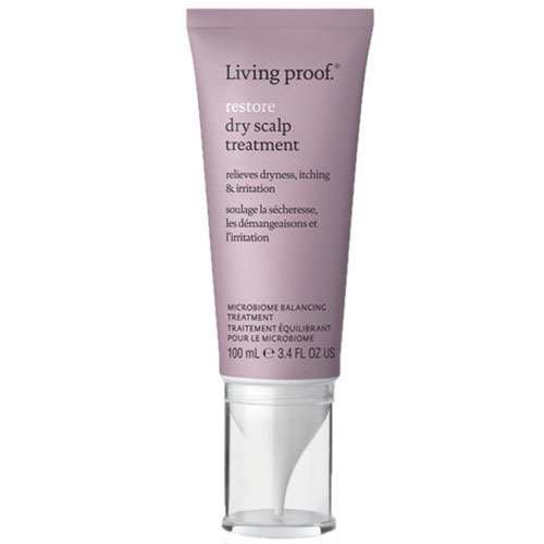 Living Proof Restore Dry Scalp Treatment on white background