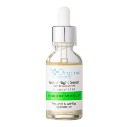 The Organic Pharmacy Retinol Night Serum 2.5 % on white background
