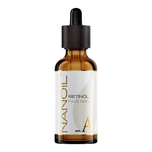 Nanoil  Retinol Face Serum on white background