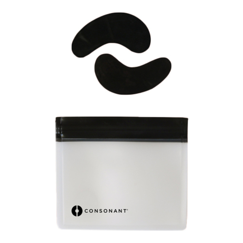 Consonant Reusable Silicone Eye Masks on white background