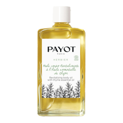 Revitalizing Body Oil on white background