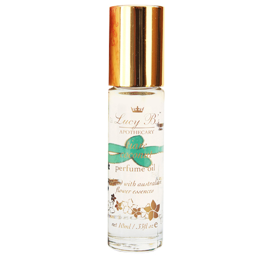 Lucy B Roll-on Perfume Oil - Pink Frangipani on white background
