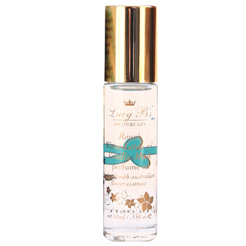 Lucy B Roll-on Perfume Oil - Pink Frangipani on white background