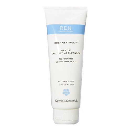 Ren Rosa Centifolia Gentle Exfoliating Cleanser on white background