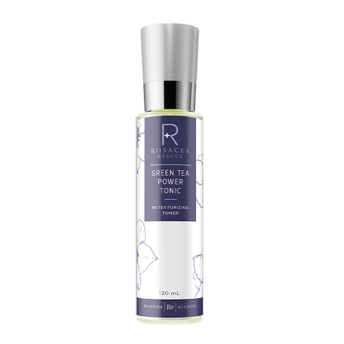 Rhonda Allison Rosacea Rescue Green Tea Power Tonic on white background