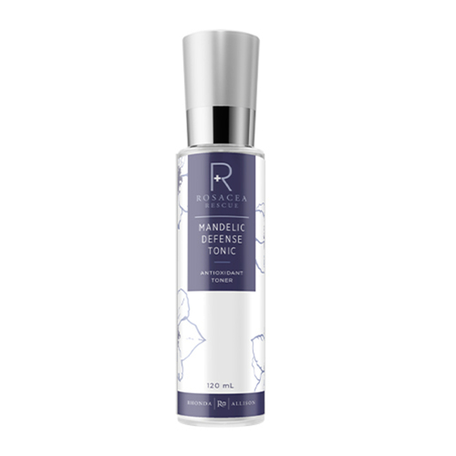 Rhonda Allison Rosacea Rescue Mandelic Defense Tonic on white background