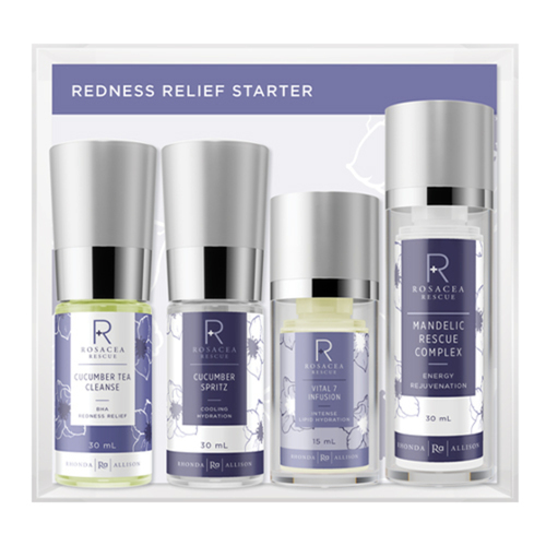 Rhonda Allison Rosacea Rescue Redness Relief Starter Travel Kit on white background