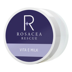 Rosacea Rescue Vita E Milk on white background