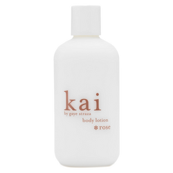 Rose Body Lotion on white background