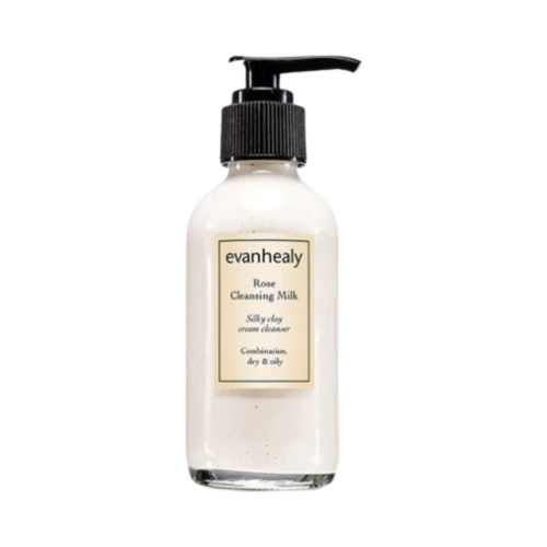 Evanhealy Rose Cleansing Milk on white background