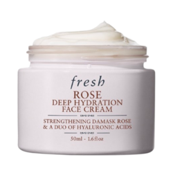 Rose Deep Hydration Face Cream on white background