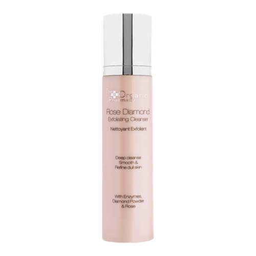 The Organic Pharmacy Rose Diamond Exfoliating Cleanser on white background