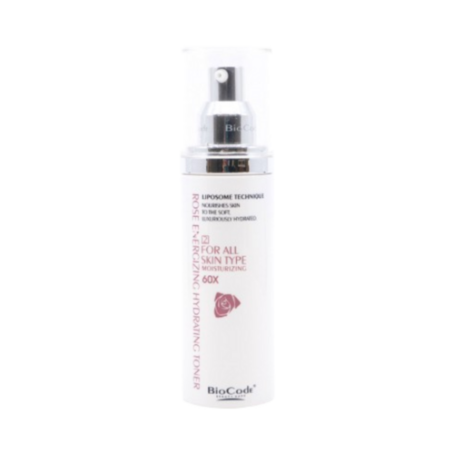 Bio Code Rose Energizing Hydrating Toner on white background