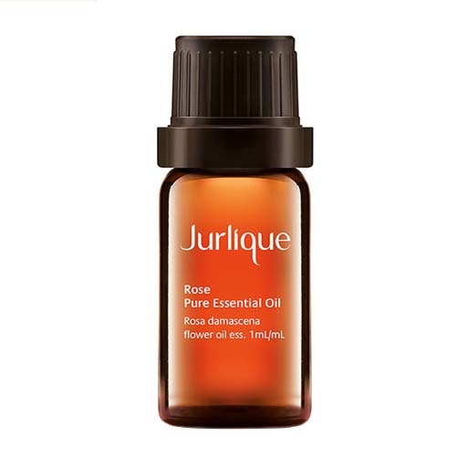 Jurlique Rose Essential Oil on white background
