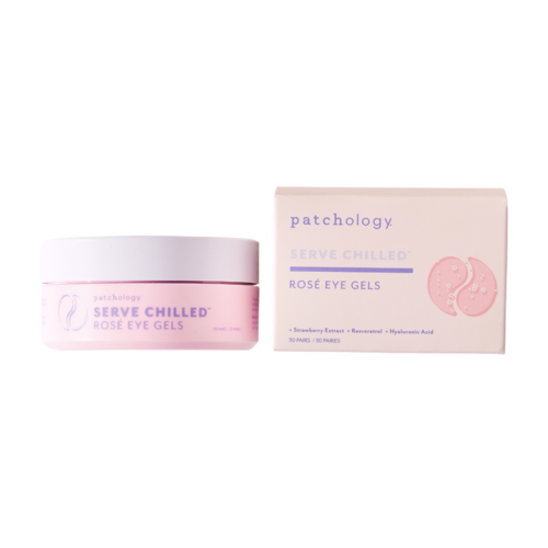 Patchology Rose Eye Gels - 30 Pairs on white background