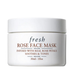 Rose Face Mask on white background