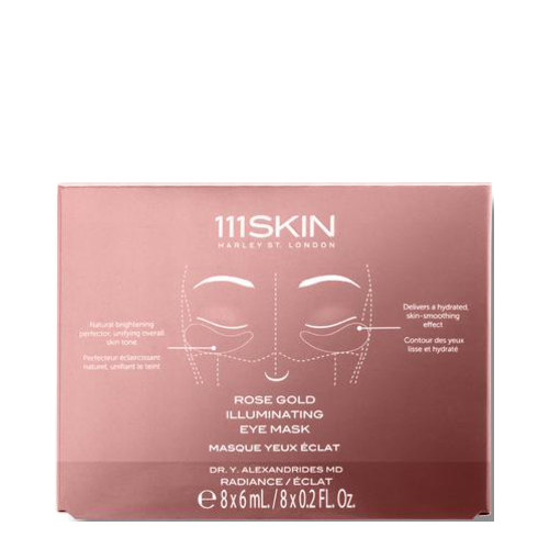 111SKIN Rose Gold Radiance Illuminating Eye Mask on white background