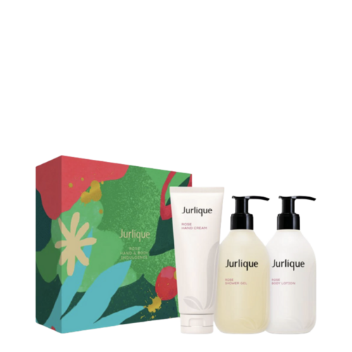 Jurlique Rose Hand and Body Indulgence on white background