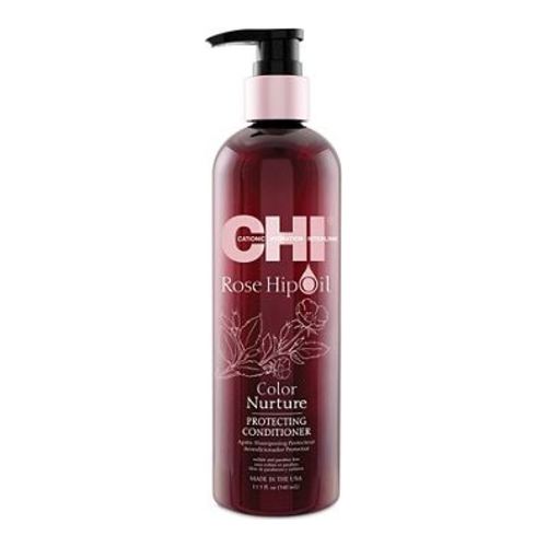 CHI Rose Hip Oil Color Nurture Protecting Conditioner on white background