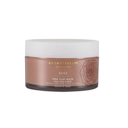 Rose Pink Clay Mask on white background