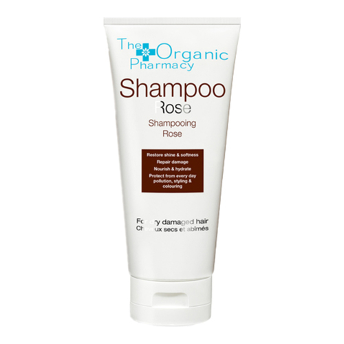 The Organic Pharmacy Rose Shampoo on white background