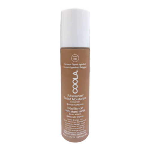 Coola Rosilliance Bronze Goddess SPF 30 on white background