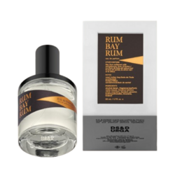 Rum Bay Rum on white background