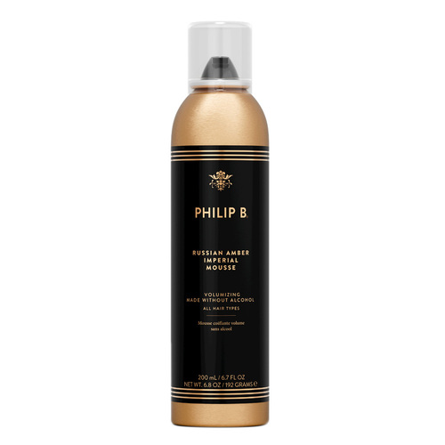 Philip B Botanical Russian Amber Imperial Volumizing Mousse on white background
