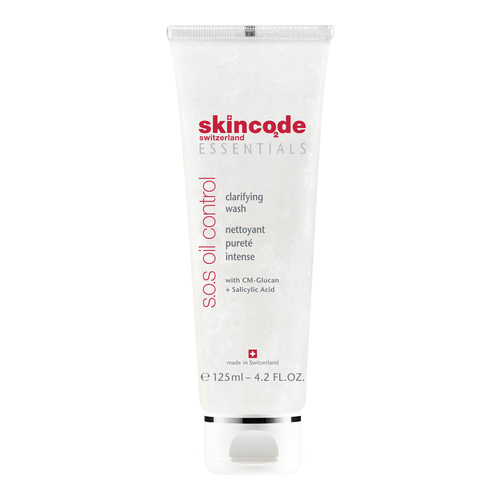 Skincode S.O.S Oil Control Clarifying Wash on white background