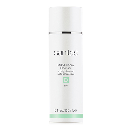 Sanitas Milk and Honey Cleanser on white background