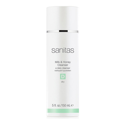Milk and Honey Cleanser on white background