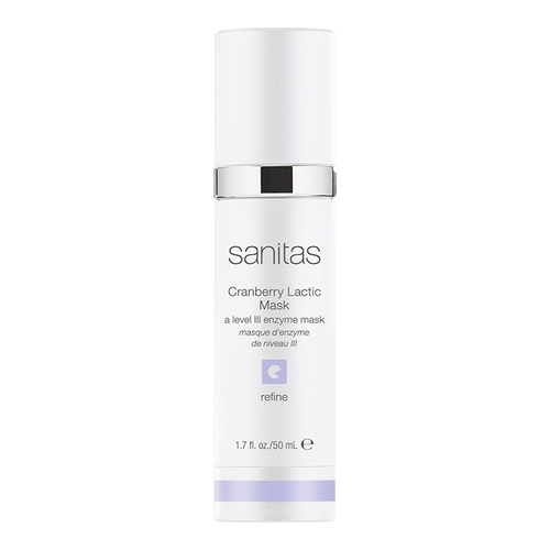 Sanitas Cranberry Lactic Mask on white background