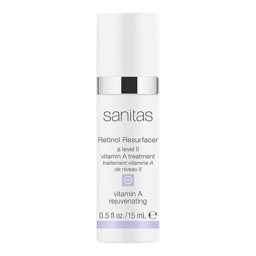 Sanitas Retinol Resurfacer on white background