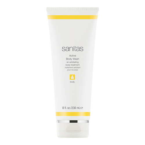 Sanitas Active Body Wash on white background
