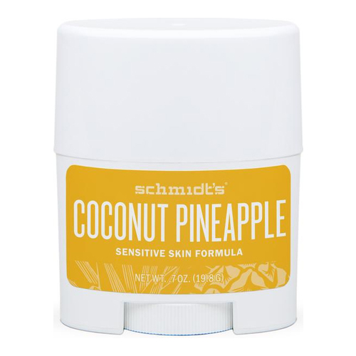 Schmidts Natural Sensitive Skin Deodorant Stick - Coconut Pineapple on white background