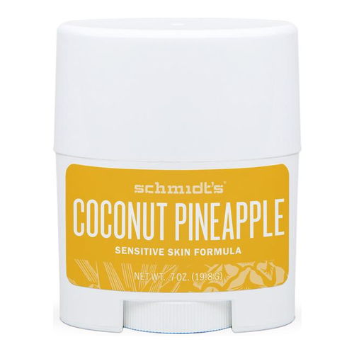 Schmidts Natural Sensitive Skin Deodorant Stick - Coconut Pineapple on white background