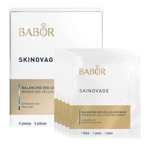 Babor Skinovage Balancing Bio-Cellulose Mask (5 Packs) on white background