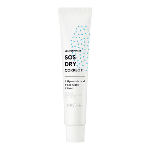 MISSHA SOS Dry Correct Seaweed Mask on white background