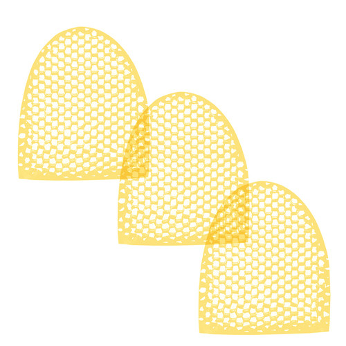 Supracor SpaCells Facial Sponge 3 Pack Same Color - Gold, 3 pieces