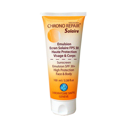 Physiodermie Sunscreen Emulsion SPF 30 Plus on white background