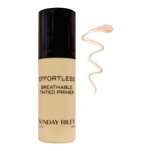 Sunday Riley Effortless Breathable Tinted Primer - Deep on white background