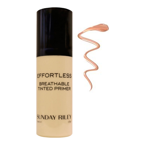 Sunday Riley Effortless Breathable Tinted Primer - Deep on white background