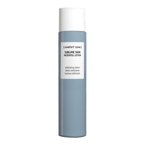 comfort zone Sublime Skin Micropeel Lotion on white background