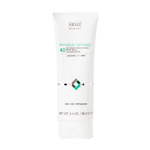 Obagi SUZANOBAGIMD Physical Defense SPF 40 on white background