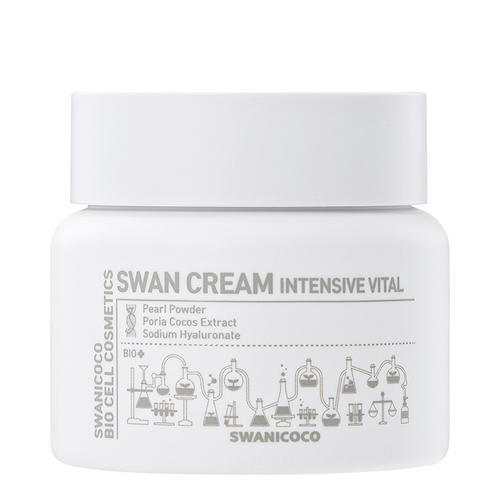 Swanicoco Intensive Vital Swan Cream on white background