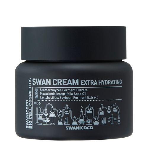 Swanicoco Extra Hydrating Swan Cream on white background